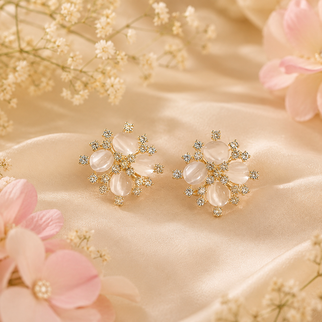 Crystal Stud Earrings