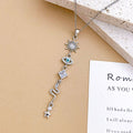 Midnight Mystic Lariat Necklace