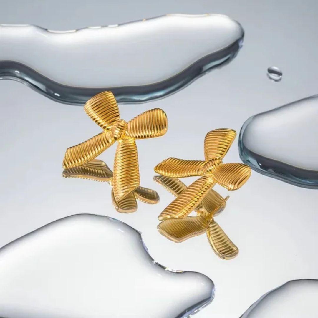 Spark Bow Earring