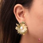 Eternal Sunshine Floral Stud Earring