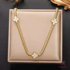 Vermeil Floral Charm Necklace