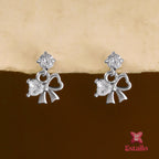 Starburst Bow Earrings Earcuff (Pair)