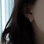 Minimal Moon Earrings