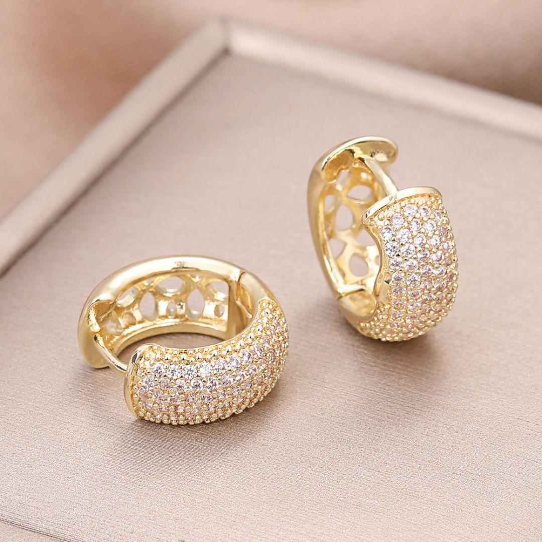 Gemline Spark Hoops Earring
