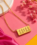 11:11 Manifestation Gold-Plated Pendant Necklace