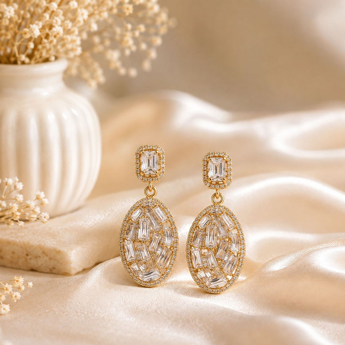 Elegant Party Wear Drop Earrings