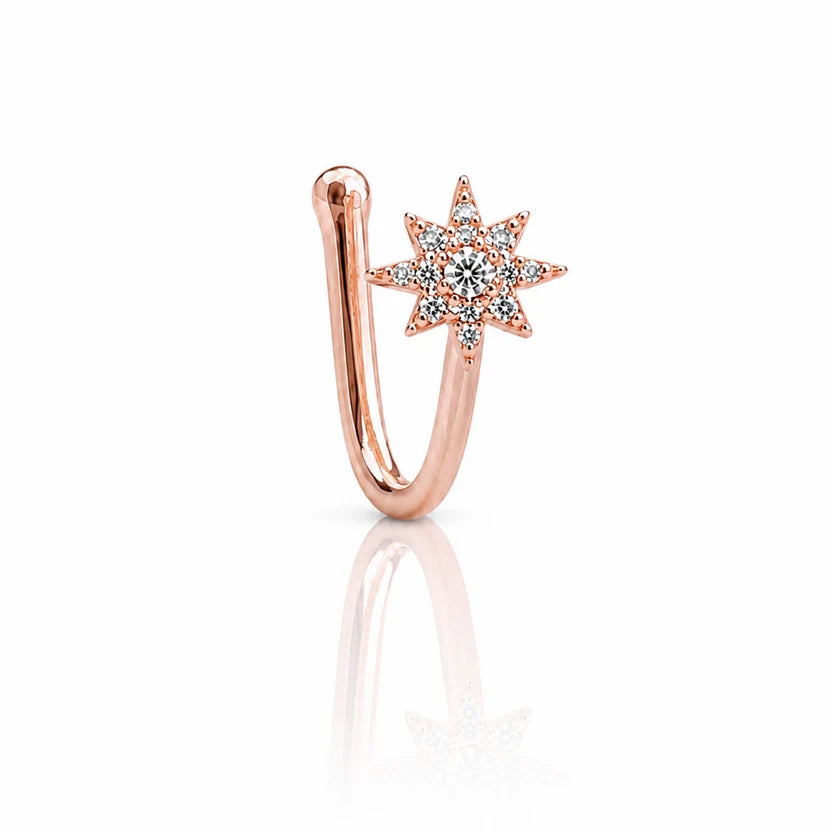 Nose Pin CZ Star Anti-Tarnish