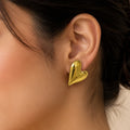 Heart Stud Earrings