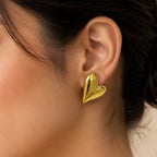 Heart Stud Earrings