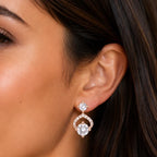 Elegant CZ Drop Earrings